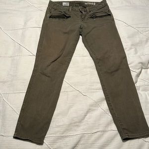 The Gap 1969 Always Skinny Women’s Jean Pants Olive Green